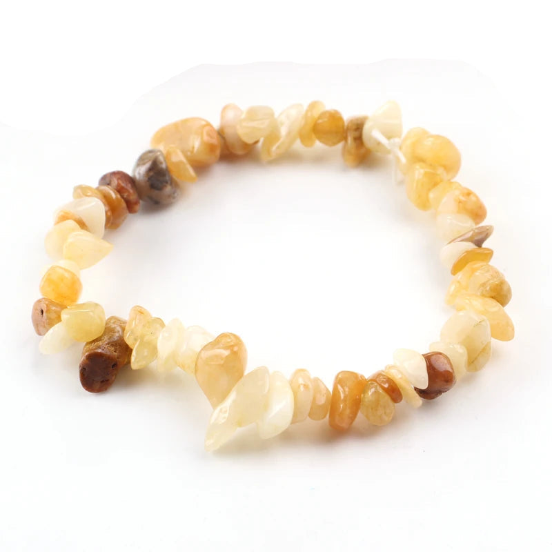 Bracelet Baroque en aventurine jaune
