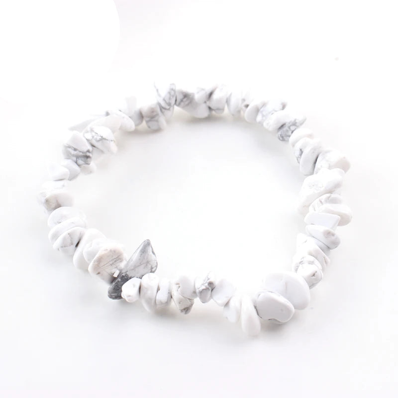 bracelet baroque en howlite