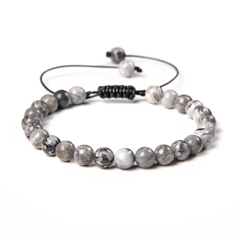 Bracelet en jaspe paysage