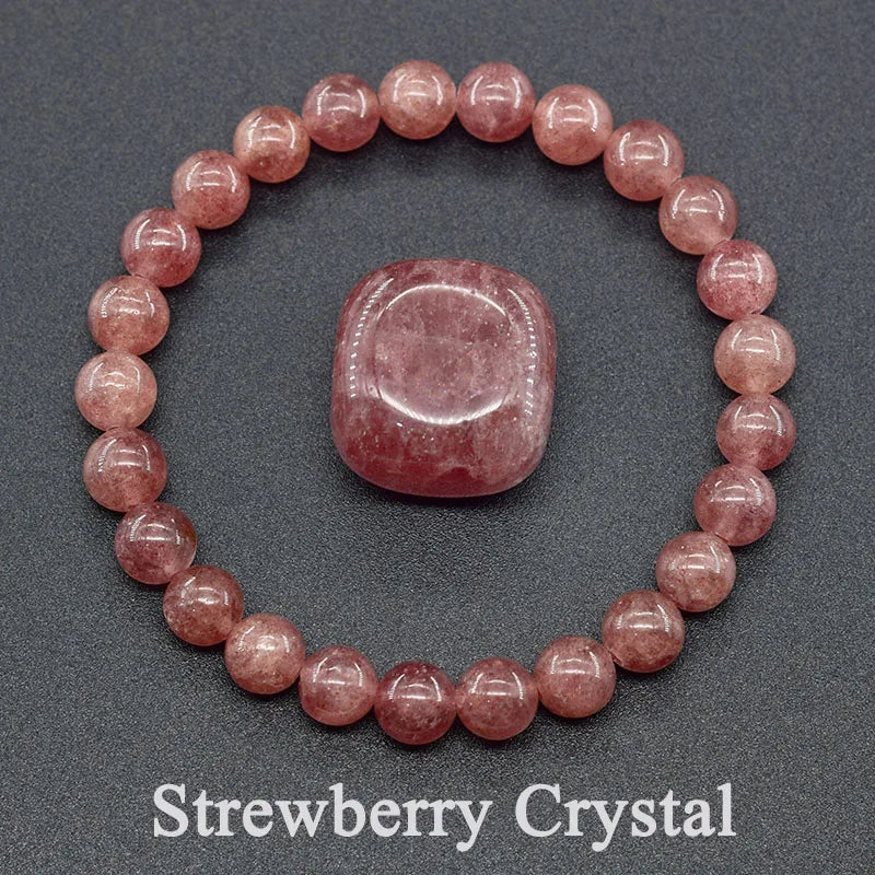 Bracelet en Quartz Fraise