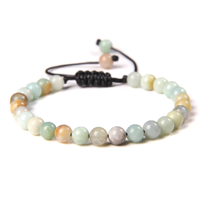Bracelet tressé en Amazonite