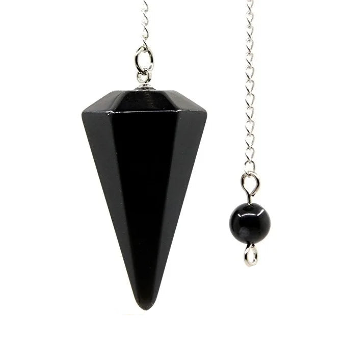 Pendule en pierre naturelle : Agate Noire