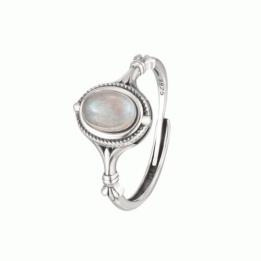 Bague argent en Pierre de Lune