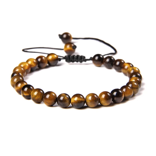 Bracelet tressé en oeil de tigre