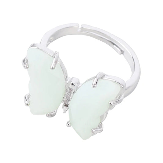 Bague argent Papillon en Amazonite