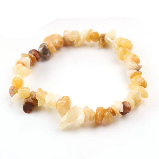 Bracelet Baroque en aventurine jaune