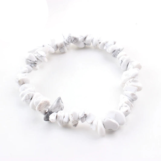bracelet baroque en howlite