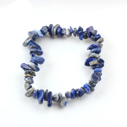 bracelet baroque en lapis Lazuli