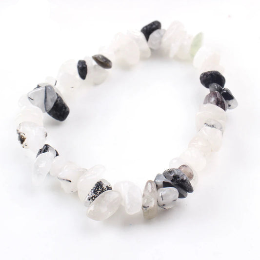 bracelet barique en quartz tourmaline
