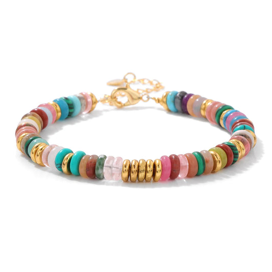 Bracelet à fermoir en pierre de Quartz