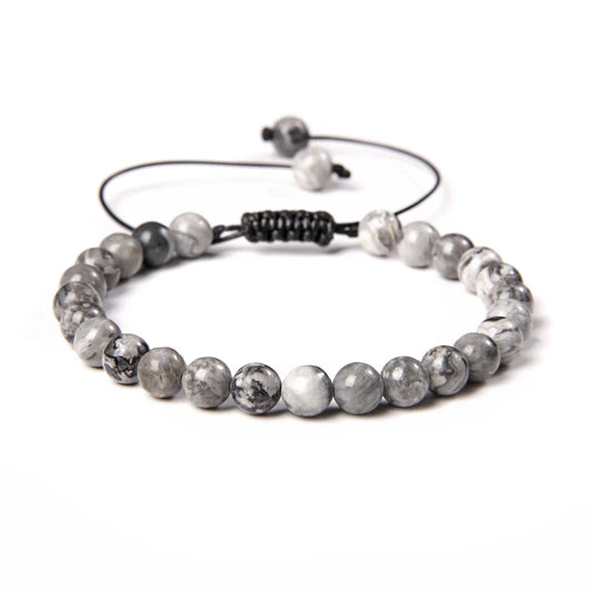 Bracelet en jaspe paysage