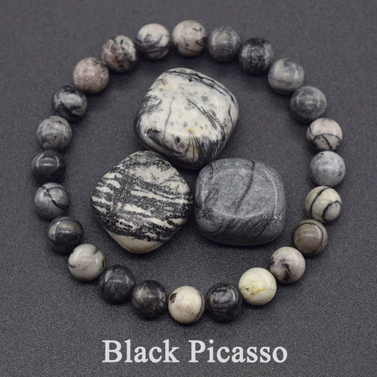 Bracelet en Jaspe Picasso