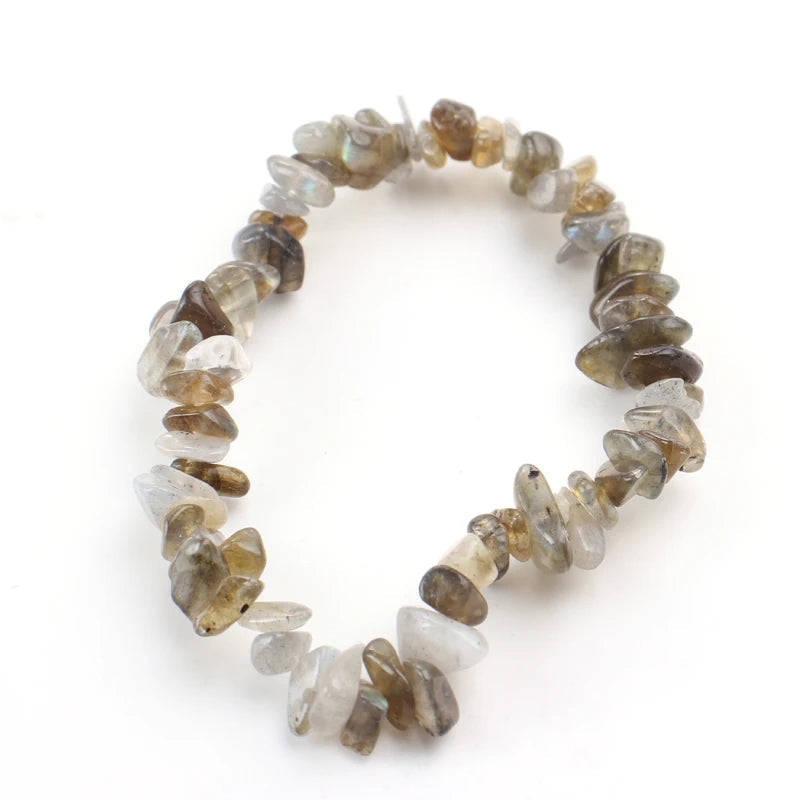 Bracelet en pierres naturelles de Labradorite