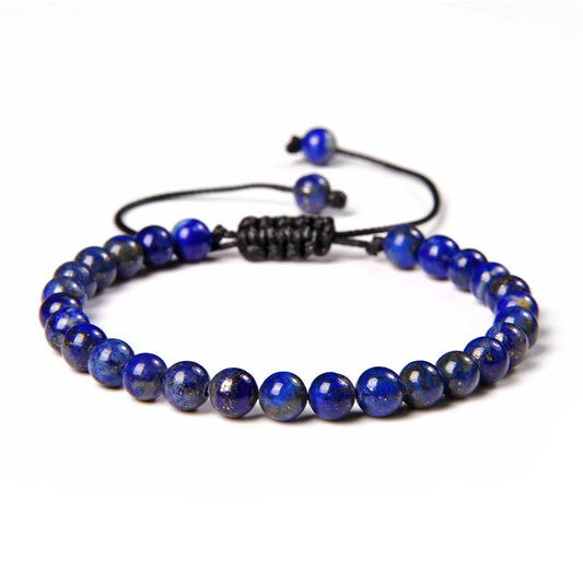 bracelet tressé en Lapis Lazuli