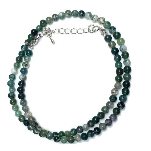 Collier en Agate Aquatique