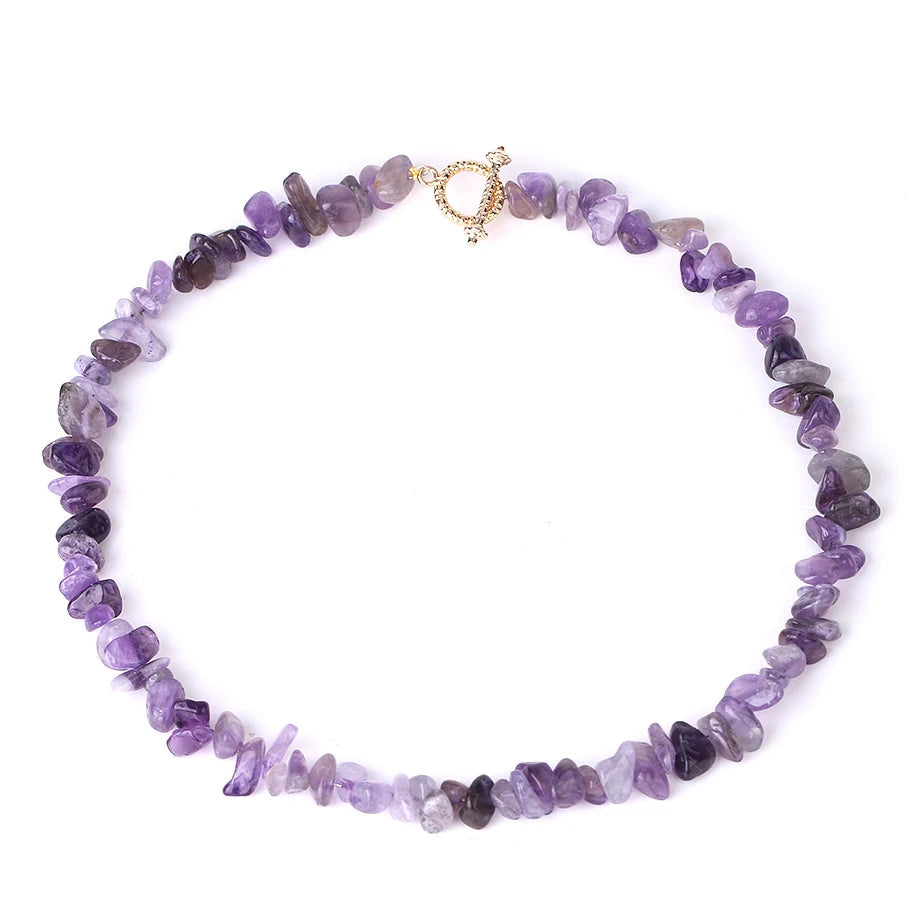 Collier Baroque en Améthyste