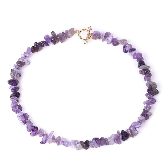 Collier Baroque en Améthyste