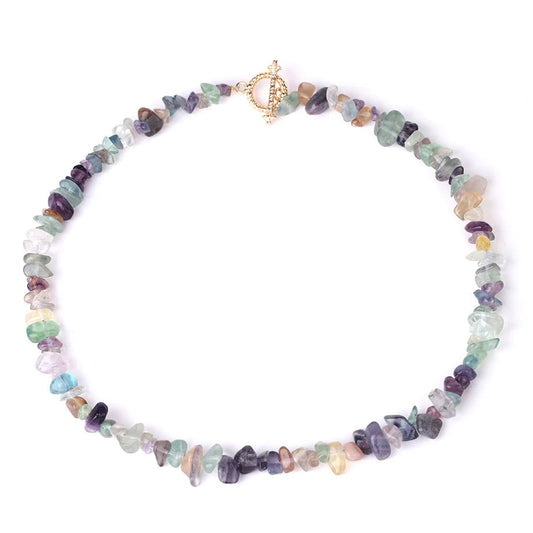 Collier Baroque en Fluorite