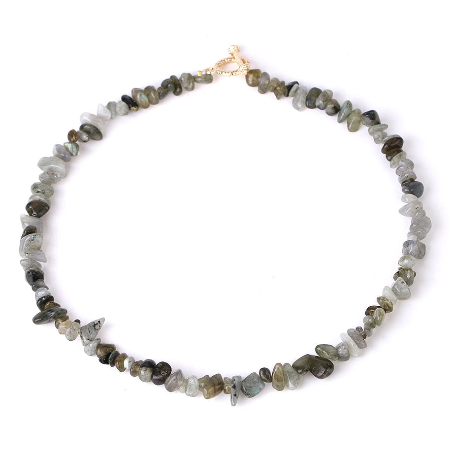 Collier Baroque en Labradorite
