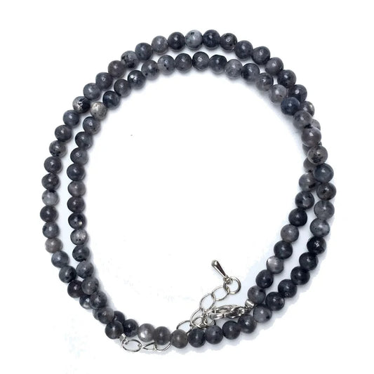 Collier en Labradorite Grise