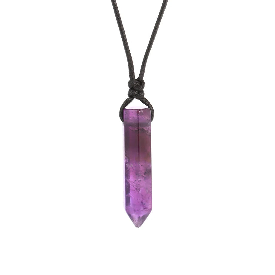 Pendentif pointe en Améthyste