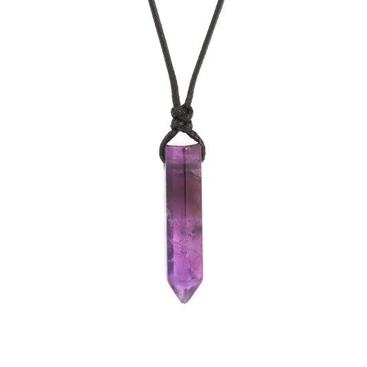 Pendentif pointe en Améthyste