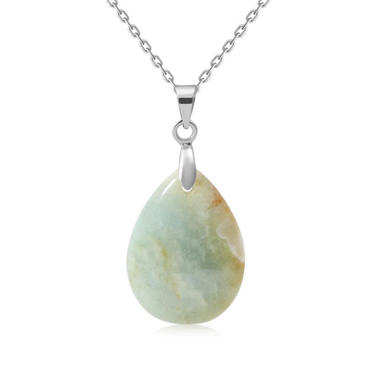 Pendentif argent en Amazonite