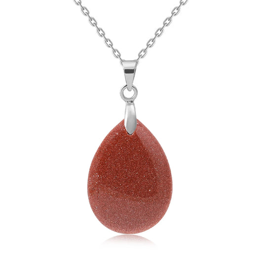 Pendentif argent Pierre de Sable