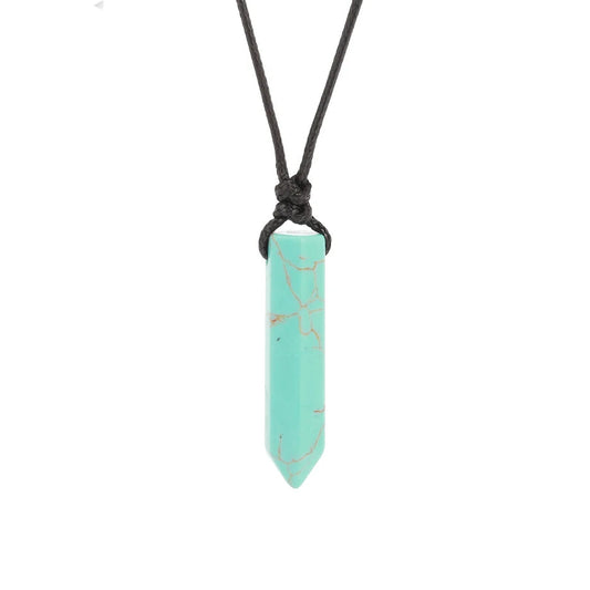 Pendentif a pointe en Turquoise