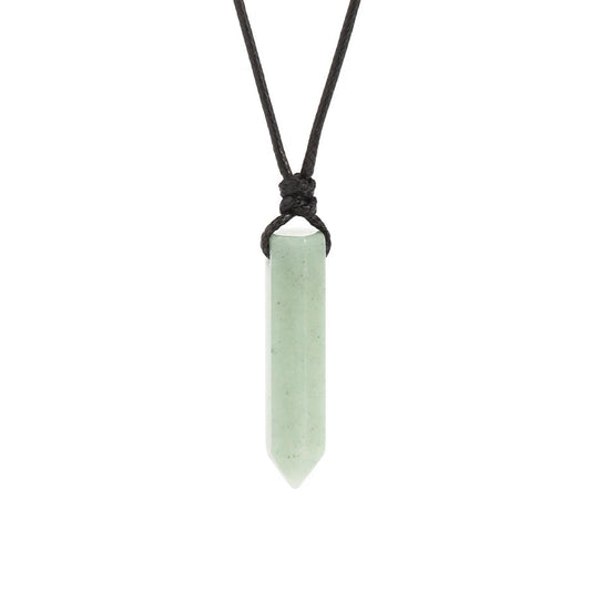 pendentif pointu en aventurine