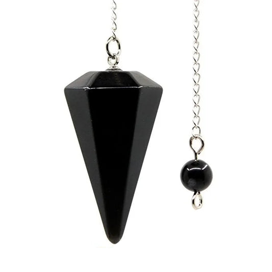 Pendule en pierre naturelle : Agate Noire